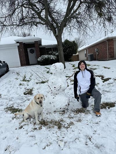 Our First Snow Day at Our Home